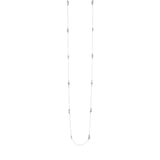 Moonlight Grapes Sautoir Silver 120cm Necklace