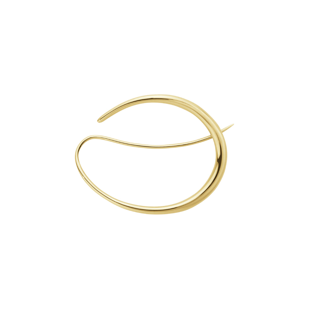 Nachkommen mittel 18k Goldbrosche