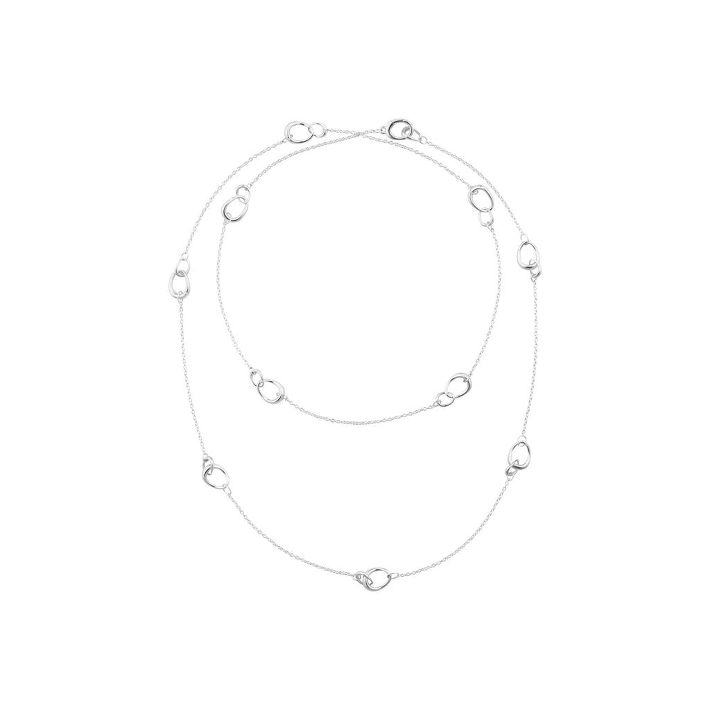 Offspring Silver Sautoir Necklace