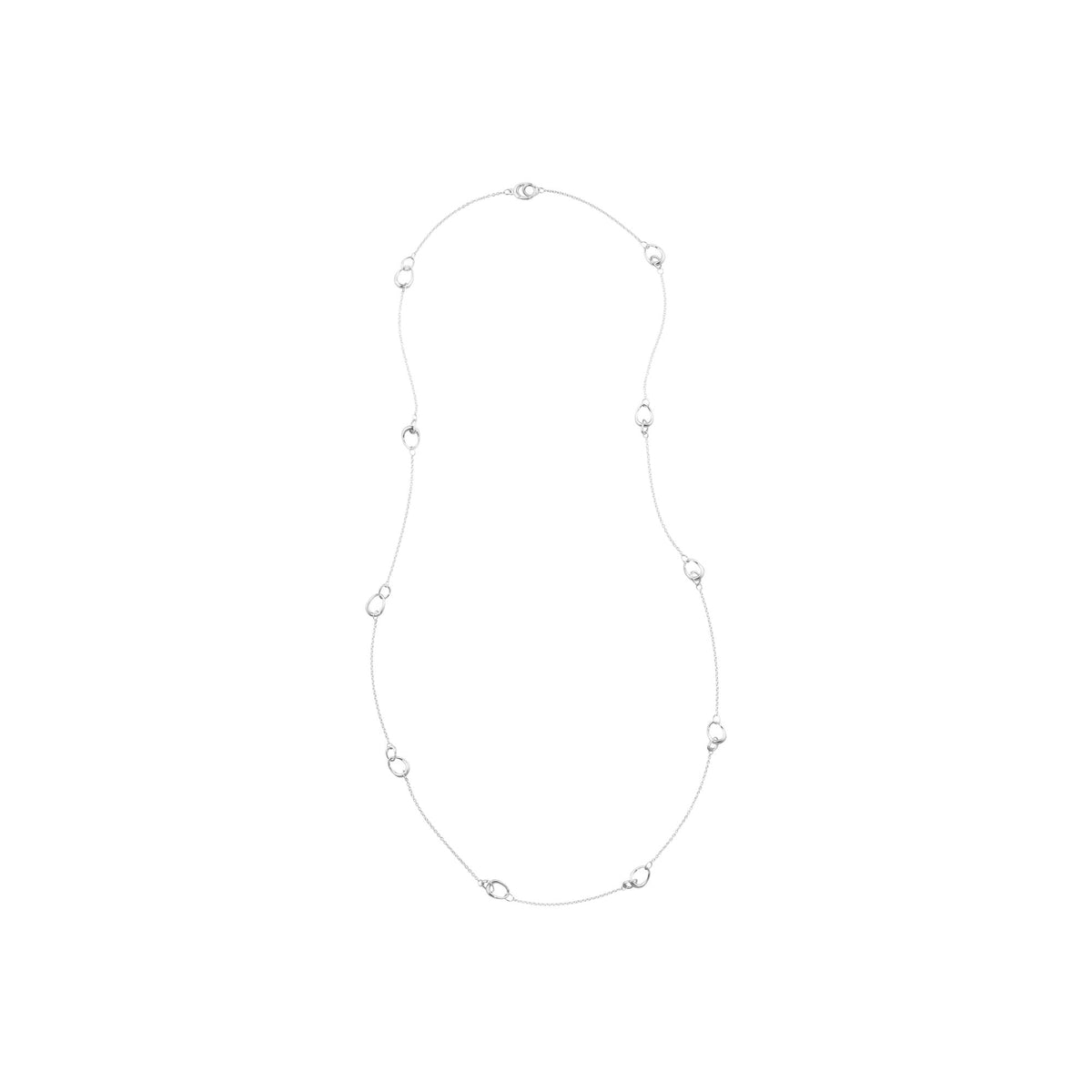 Offspring Silver Sautoir Necklace