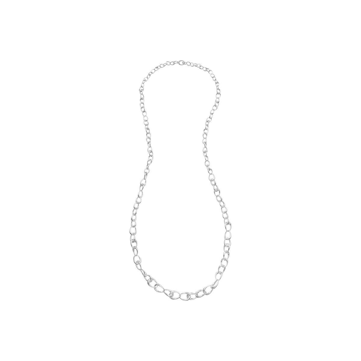 Offspring 100cm Silver Necklace