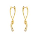 Mercy 18K Gold Earrings w. Diamonds