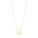 Offspring Small 18K Gold Pendant w. Diamonds