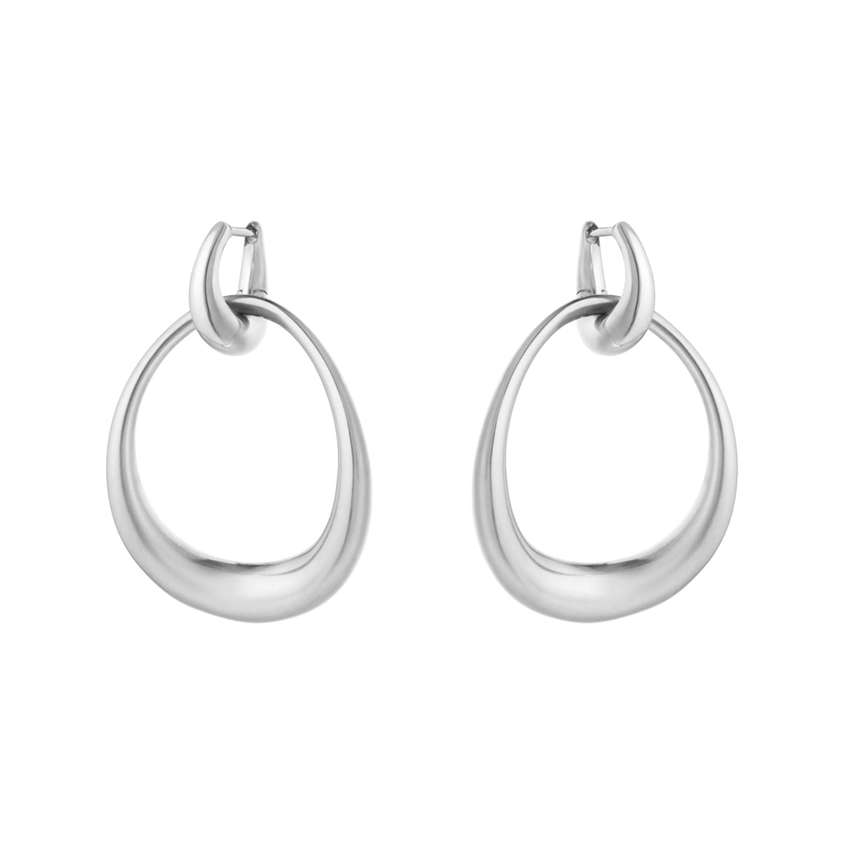 Offspring Large Silver Earrings