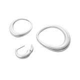 Offspring Large Silver Earrings