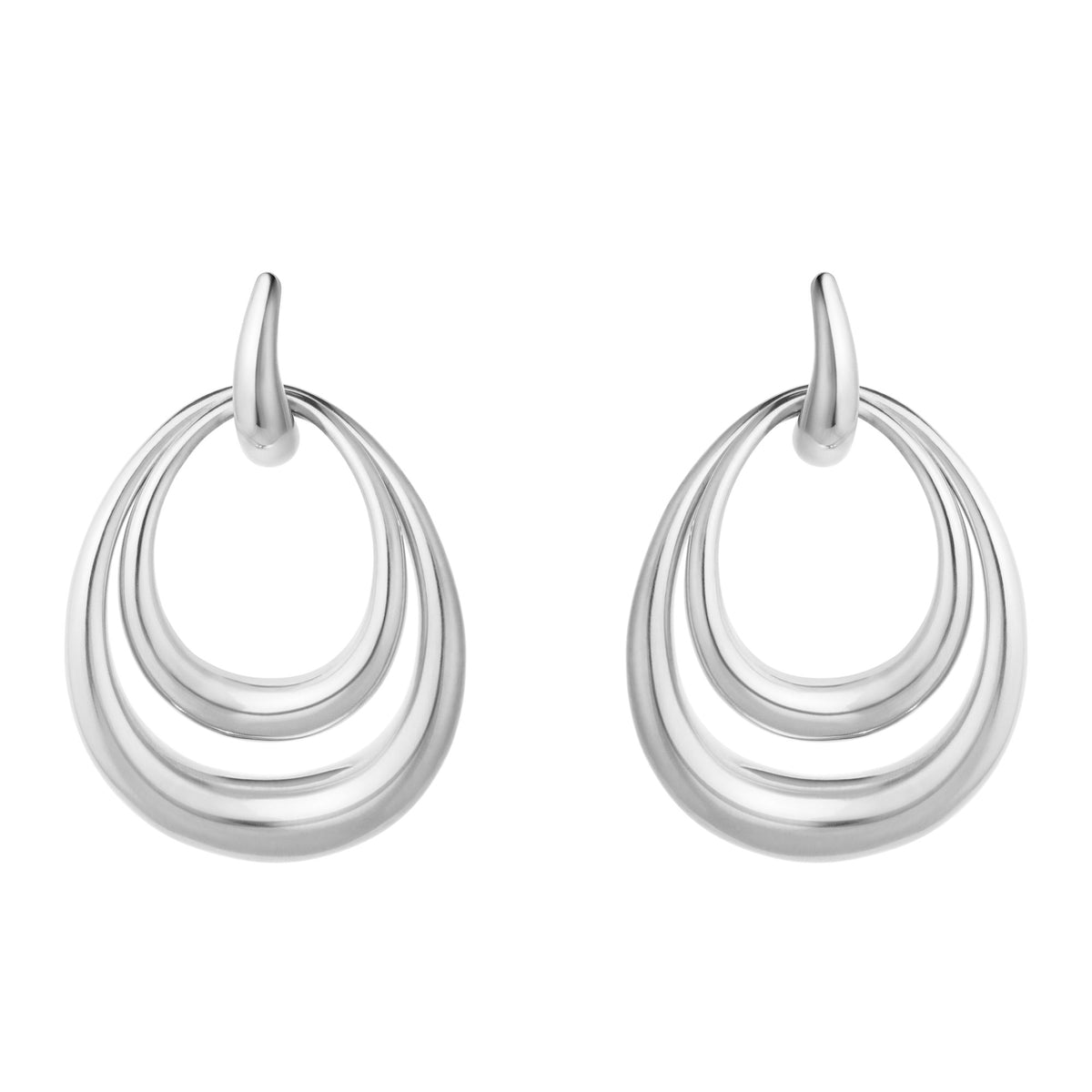Offspring Large Silver Earrings