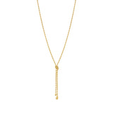 Reflect Lariat 18K Gold Necklace