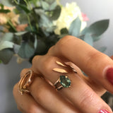 Northern Light 18K Gold Ring w. Tourmaline