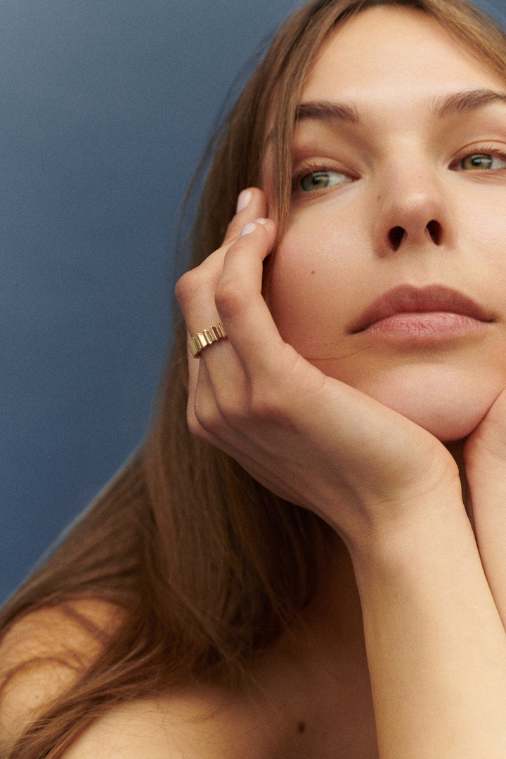 Duality 6 14K eller 18K Guld, Hvidguld eller Rosaguld Ring