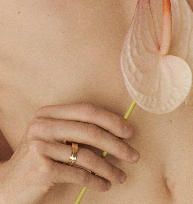 Duality 2 14K eller 18K Guld, Hvidgulds eller Rosaguld Ring