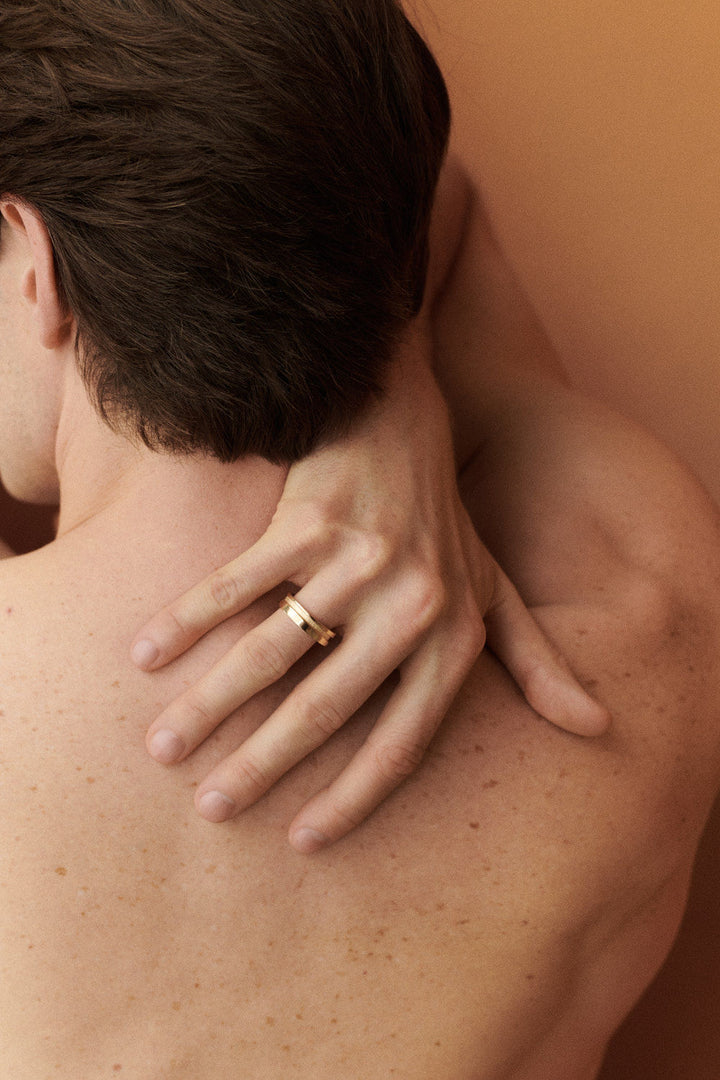 Duality 9 14K eller 18K Guld, Hvidgulds eller Rosaguld Ring