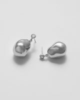 Riesenropfen Ohrringe Silber