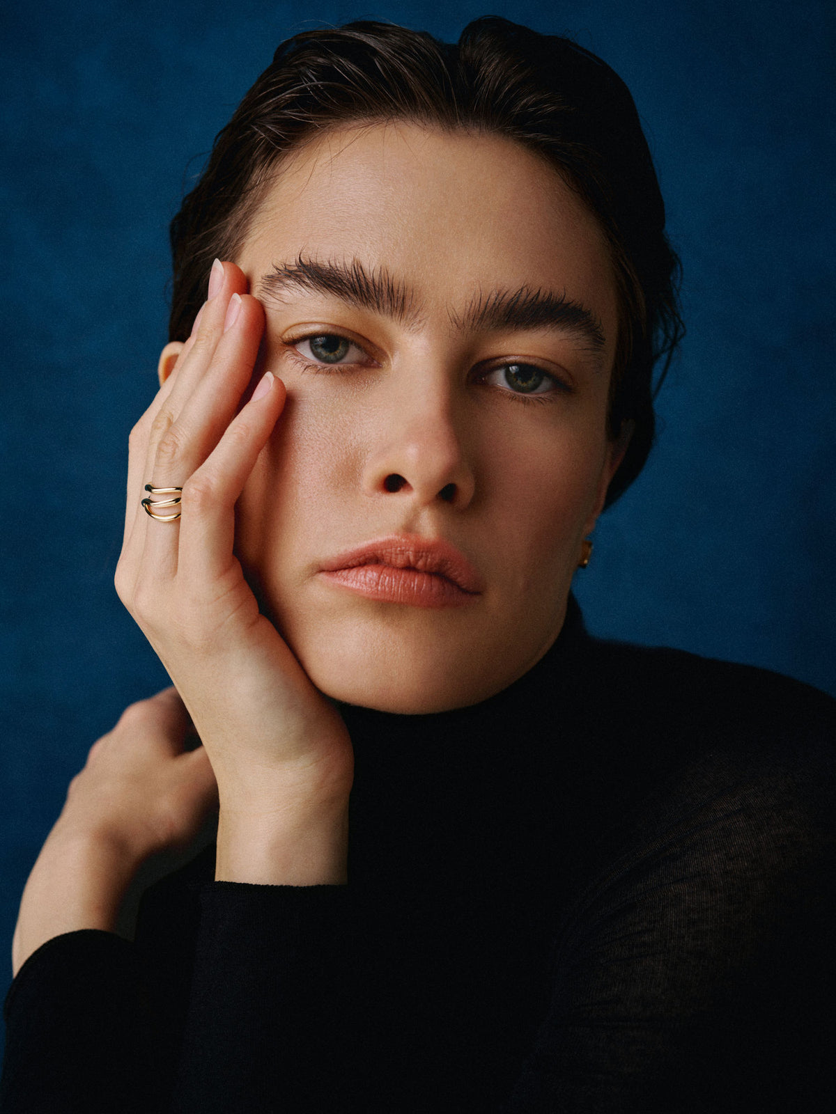 Bare Souls Three Shank 18K Gold Ring