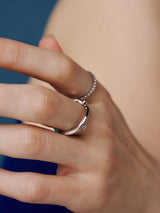 Bare Souls Sole Shank 14K Guld Ring m. 0,16 ct Diamanter