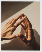 Cochlea Grande 14K Goldring mit Pavé Diamanten