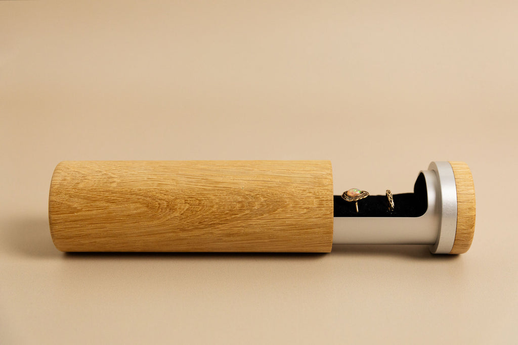 Oak Silverlook Jewellery box