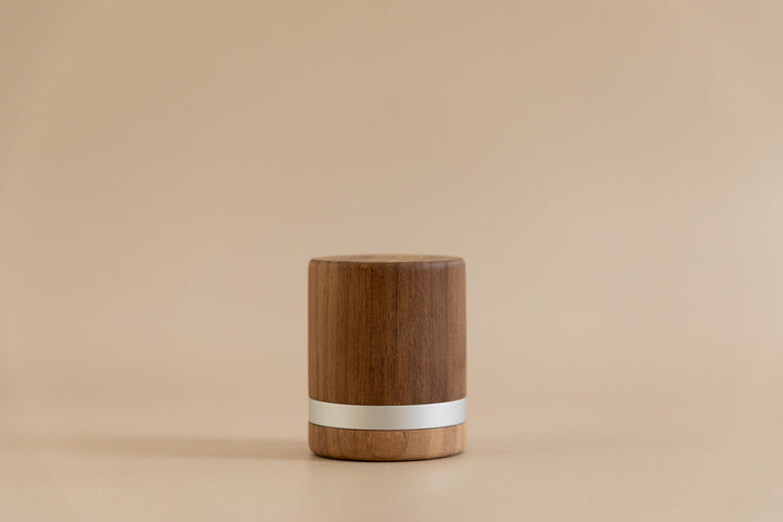 Valnød Sølvlook Ring box