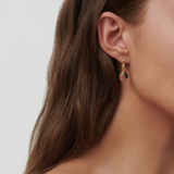 Prima Ballerina Blush Forgyldte Øreringe