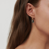 Prima Ballerina Ocean Blue Forgyldte Øreringe