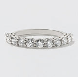 MEL 14K Hvidguld Ring m. Diamanter