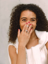 Savá Ring aus 18 Weißgold mit 19 Diamanten