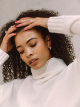 D'avie 18K Guld Hoops m. 152 Diamanter