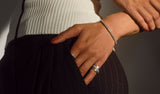 D'avie 18K Whitegold Bangle w. 102 Diamonds
