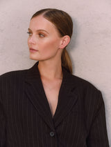 Petit Sign Libra 18K Gold Necklace w. Diamonds