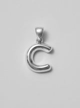 Helium Letter Silver Pendant
