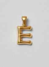 Helium Letter Gold Plated Pendant