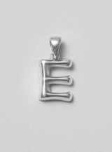 Helium Letter Silver Pendant