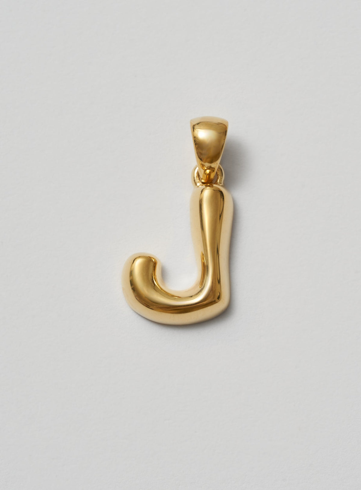 Helium Letter Plain 18K Forgyldt Halskæde