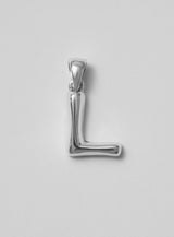 Helium Letter Silver Pendant