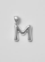Helium Letter Silver Pendant