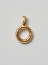 Helium Letter Gold Plated Pendant