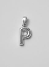 Helium Letter Silver Pendant