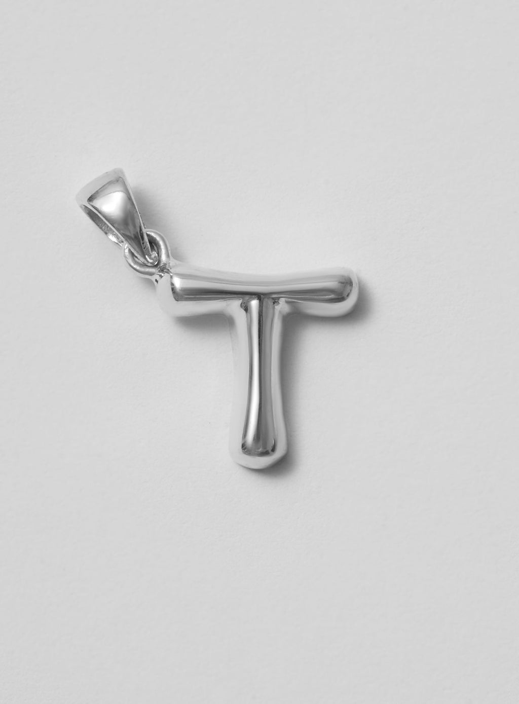 Helium Letter Silver Pendant