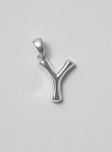 Helium Letter Silver Pendant