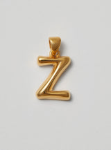 Helium Letter Gold Plated Pendant