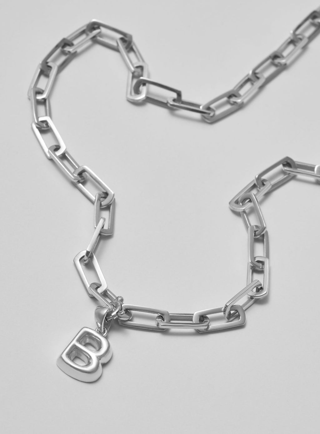 Helium Letter Silver Pendant