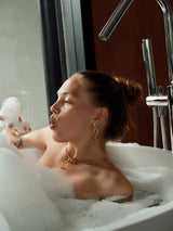 Snakes Pavé Ohrring aus 18K Gold I Diamanten