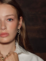 Snakes Pavé Ohrring aus 18K Gold I Diamanten