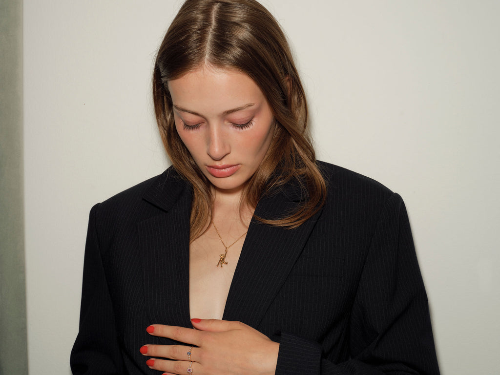 Monkey 14K Gold Necklace