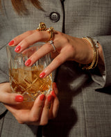 Tubogas 'Love' 18K Gold Bracelet w. Diamonds