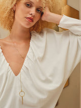 Orbita Fugace 18K Gold Plated Necklace