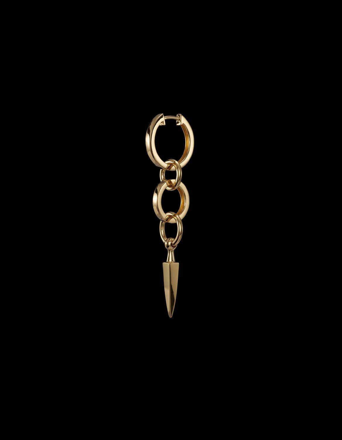 Chaos Queen Gold Plated Earring