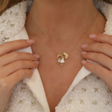 Paris & Lisa 18K Gold Necklace