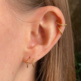 Spiral 18K & 22K Gold Earrings