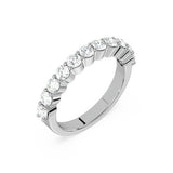 MEL 14K Hvidguld Ring m. Diamanter
