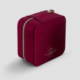 Silk Burgundy Jewellery box